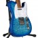 Fender Limited Edition MIJ Hybrid II Telecaster Quilt Aquamarine, Roasted Maple