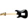 Fender Limited Edition MIJ Traditional II '60s Stratocaster Black w/Matching Headstock, Gold Hardware