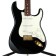 Fender Limited Edition MIJ Traditional II '60s Stratocaster Black w/Matching Headstock, Gold Hardware