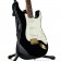 Fender Limited Edition MIJ Traditional II '60s Stratocaster Black w/Matching Headstock, Gold Hardware
