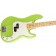 Fender LTD Player Precision Bass Electron Green Body Angle