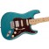 Fender Made in Japan Hybrid II Stratocaster HSS Limited Run Reverse Telecaster Headstock Ocean Turquoise Metallic Body Angle