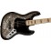Fender MIJ Limited Edition Jazz Bass Black Paisley Body Angle