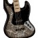 Fender MIJ Limited Edition Jazz Bass Black Paisley Body Detail
