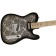 Fender MIJ LTD Black Paisley Telecaster Body Angle