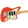 Fender Noventa Jazzmaster Maple Fingerboard Fiesta Red Body Angle