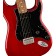 Fender Noventa Stratocaster Pau Ferro Fingerboard Crimson Red Transparent Body Detail
