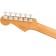 Fender Noventa Stratocaster Pau Ferro Fingerboard Crimson Red Transparent Headstock Back