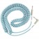 Fender Original Series Coil Cable Straight-Angle 30 Foot Daphne Blue Front