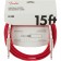 Fender Original Series Instrument Cable 15 Foot Fiesta Red Front