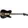 Fender Parallel Universe II Troublemaker Tele Custom Bigsby Black, Gold Hardware Front