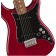Fender Player Lead II Crimson Red Transparent Body Detail