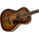 Fender PM-2E Parlor Limited Aged Cognac Burst Body Angle