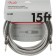 Fender Professional Series Instrument Cable 15 Foot White Tweed Front
