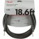 Fender Professional Series Instrument Cable Straight Straight 18.6 Foot Black Front