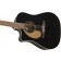 Fender Redondo Player Left Handed Jetty Black Body Angle