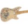 Fender Shawn Mendes Musicmaster Yellow Floral Body Angle
