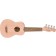 Fender Venice Soprano Ukulele Shell Pink Front Angle