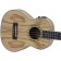 Freshman UKASHTE Ash Tenor Ukulele with Electronics Body Angle