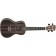 Freshman UKEBONYCON Ebony Concert Ukulele Front