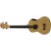 Freshman UKASHTE Left Handed Ash Tenor Ukulele with EQ and Tuner Body Angle