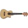 Freshman UKSPRUCECUT Concert Cutaway Electro-Acoustic Ukulele Front Angle