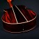 Faith FVHG3 Venus HiGloss Concert Cutaway Electro Acoustic Guitar Body Back Angle