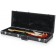 Gator GW-ELECTRIC Electric Guitar Deluxe Wood Hard Case Open With Guitar