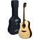 LAG TLHV20DCE Tramontane HyVibe 20 Left Handed Back with case