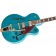 Gretsch G2410TG Streamliner Hollow Body Single-Cut with Bigsby and Gold Hardware Laurel Fingerboard Ocean Turquoise Body Angle