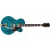 Gretsch G2410TG Streamliner Hollow Body Single-Cut with Bigsby and Gold Hardware Laurel Fingerboard Ocean Turquoise Front