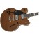 Gretsch G2622LH Streamliner Center Block Double-Cut V-Stoptail Left-Handed Single Barrel Body Angle