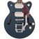 Gretsch G2655T-P90 Streamliner Center Block Jr Double-Cut P90 with Bigsby Laurel Fingerboard, Two-Tone Midnight Sapphire and Vintage Mahogany Stain Body
