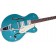 Gretsch G5410T Limited Edition Electromatic Tri-Five Hollow Body Single-Cut with Bigsby Rosewood Fingerboard Two-Tone Ocean Turquoise Vintage White Body Angle