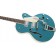 Gretsch G5410T Limited Edition Electromatic Tri-Five Hollow Body Single-Cut with Bigsby Rosewood Fingerboard Two-Tone Ocean Turquoise Vintage White Body Angle 2