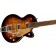 Gretsch G5655T-QM Electromatic Center Block Jr. Single-Cut Quilted Maple Sweet Tea Body angle