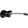 Guild S-100 Polara Black Guitar Angle