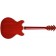 Guild Starfire V with Vibrato Semi Acoustic Guitar Cherry Red Back