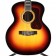 Guild F-512E Rosewood Antique Burst Body