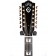 Guild F-512E Rosewood Antique Burst Headstock