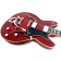 Hagstrom Tremar Viking Deluxe Wild Cherry Transparent body