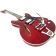 Hagstrom Tremar Viking Deluxe Wild Cherry Transparent angle