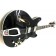 Hagstrom Viking Deluxe 12 String Guitar Black (Repaired)