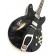 Hagstrom Viking Deluxe 12 String Guitar Black (Repaired)