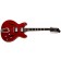 Hagstrom Viking Deluxe 12 String Guitar Wild Cherry Transparent Angle