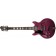 Hagstrom Alvar Left-Handed Limited Edition Metallic Midnight Purple Front