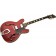 Hagstrom Viking Wild Cherry Transparent Semi Acoustic Guitar
