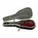 Hiscox GS 335 Semi Acoustic Electric Guitar Case Black Open