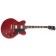 Hofner Verythin Standard CT Transparent Red Semi Acoustic Guitar