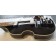 Hofner Violin Bass Contemporary Series Transparent Black Flame Maple Body Angle 3